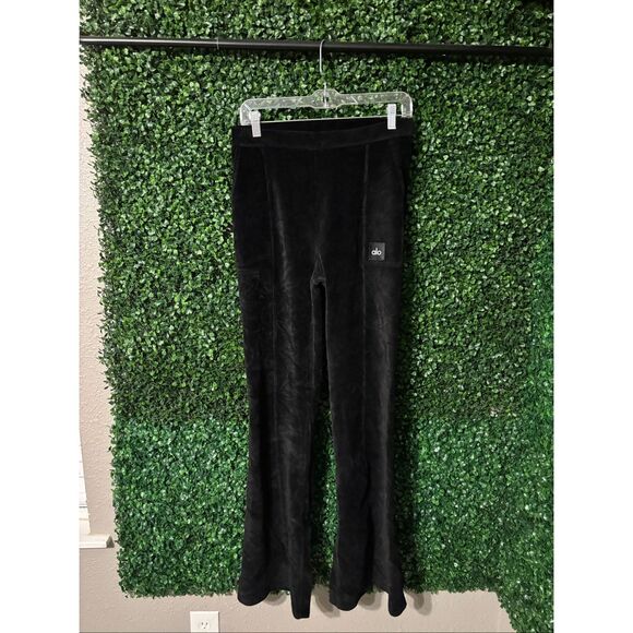 ALO YOGA Micro Corduroy High Waist Flare Pants Sz Large - Picture 1 of 3